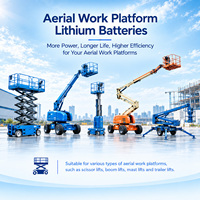 Batterie LiFePO4 36V 100Ah pour plateforme élévatrice à ciseaux, cycle profond, BMS intelligent, vente en gros usine OEM ODM