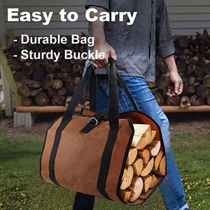 Échantillon gratuit : sac d'accessoires pour cheminée sur mesure, durable, sac de transport pour bûches, sac de rangement pour bois de chauffage. - Product Image 6