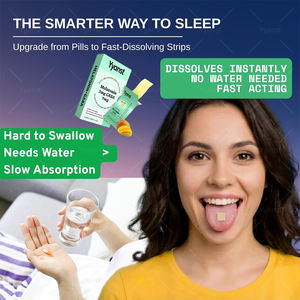 Tiras Orales de Melatonina y GABA para Adultos OEM/ODM, Ayuda para Dormir, Sin Azúcar, Suplemento Dietético, para Dormirse Más Rápido y Permanecer Dormido por Más Tiempo - Product Image 5