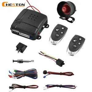 Car Door Locking System Anti-Theft Alarm 1 Set Car Alarm System Remote Control