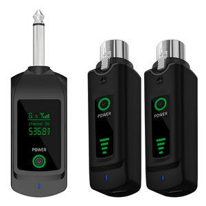 Sistema de Micrófono de Mano Dinámico Cardioide Profesional con Conversión Cableada/Inalámbrica, Conector XLR, Cancelación de Ruido - Product Image 1