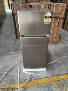 Réfrigérateur-Congélateur de 151 L, Argent et Blanc, Haute Qualité, 2 Portes avec Congélateur Supérieur, pour la Maison - Product Image 3