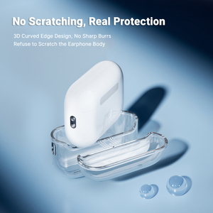 Housse transparente en TPU couleur silencieuse avec logo personnalisé OEM pour <span class=keywords><strong>Airpods</strong></span> 1 2 3 Pro pour <span class=keywords><strong>Airpods</strong></span> 4 Logo personnalisé pour casque <span class=keywords><strong>Airpods</strong></span> - Product Image 6