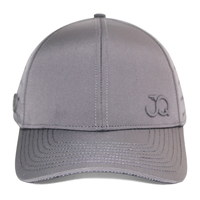 Casquette HS40 Premium unisexe découpée au laser, perforée, imperméable, 6 panneaux, visière incurvée, logo en silicone minimaliste personnalisé pour la randonnée et le surf