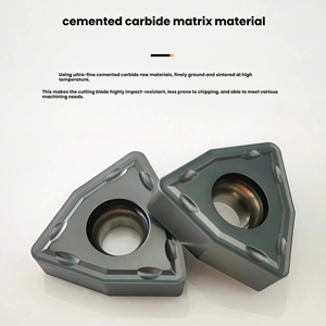 Inserto de Carboneto WCMX040304 para Fresadora Indexável, Perfuração Pontual, Chanfragem, Multifuncional em Carboneto de Titânio/Tialn/Tin - Product Image 3