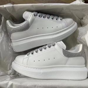 Top quality Luxury <b>White</b> <b>Shoes</b> for <b>Men</b> and Women's 2025 New Thick Soles <b>Leather</b> Casual Designer <b>Shoes</b> Running Walking <b>Shoes</b> - Product Image 6