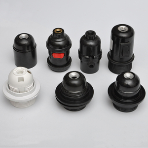 Đen E27 cơ sở đèn Bakelite giữ đèn vít bóng đèn ổ cắm - Product Image 6