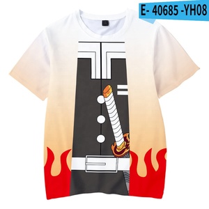 Camiseta de <span class=keywords><strong>Anime</strong></span> para niños, camisa de manga corta con estampado 3D, acepta personalización, precio al por mayor - Product Image 4
