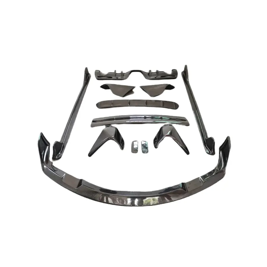 Kit de cuerpo de fibra de carbono perfecto para Toyota Supra A90 2019-2020 componentes sintonizados difusor trasero alerón de faldón lateral