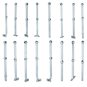 Fabriqué en Chine, Flange <span class=keywords><strong>fendue</strong></span> en acier inoxydable pour main courante, Pièces de balustrade - Product Image 1