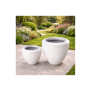 Pots à fleurs en fibre de verre les plus vendus, pots de jardin écologiques pour usage extérieur, fabriqués au Vietnam - Product Image 1