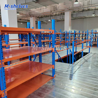 Plataforma de Entrepiso Industrial Expandible de Acero Resistente con Escalera de Seguridad