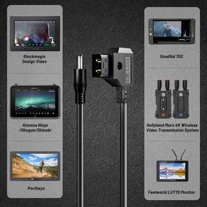 Cable <span class=keywords><strong>de</strong></span> alimentación D-Tap a DC <span class=keywords><strong>de</strong></span> Alvin's Cables para Canon C70, Atomos Shogun, SmallHD Indie 7, Monitor Blackmagic Video Assist, 12V 5.5mm 2.1mm - Product Image 4