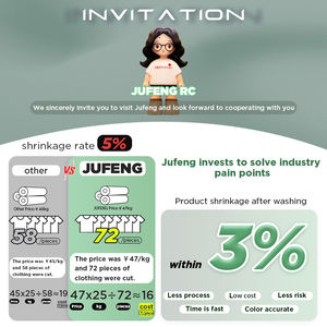 Kain Tekstil Grosir Jufeng 420gsm Jacquard Combed Stretch Knitted Katun-Polyester Tebal <span class=keywords><strong>TC</strong></span> Antistatik <span class=keywords><strong>Fleece</strong></span> untuk Anak Perempuan - Product Image 6