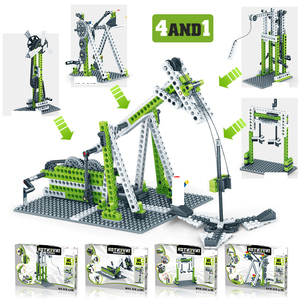 Engineering Kits Stam Speelgoed Science Fun Diy Koppelingen Structuren Bouwspeelgoed Kids Boy Girl Educatieve Geschenken Bouwsteen - Product Image 2