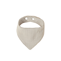 Vente flash : bavoirs pour bébé 100% coton biologique, 6 couches, lavables, motifs imprimés doux, boutons, nouveau-né à tout-petit, OEM, bavoir d'alimentation uni