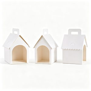 Caja de Regalo de Papel Kraft al por Mayor con Asa, Plegable, para Golosinas de Cachorros, Ideal para Adopción de Mascotas y Fiestas de Cumpleaños - Product Image 4
