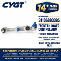Bras de suspension inférieur avant gauche en aluminium forgé 31106893395 pour Rolls-Royce Cullinan RR31