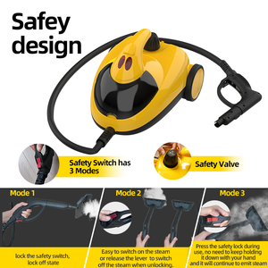 Usage domestique 1500W 4.5 bar usine directe haute pression <span class=keywords><strong>nettoyeur</strong></span> <span class=keywords><strong>vapeur</strong></span> portable vadrouille pour <span class=keywords><strong>sol</strong></span> cuisine tissu voiture nettoyage - Product Image 4