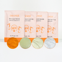 Poudre de gelée cristalline douce végétalienne pour pédicure spa, aux arômes de citron, lavande et rose, à base de plantes sèches, fournitures de manucure pour adultes et soin des pieds
