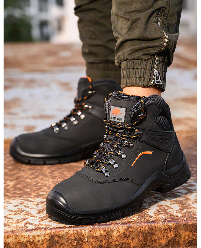 Men's Steel Toe Safety Sneakers - Puncture-Resistant, Insulated