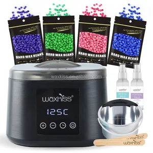 Ontharing Elektrische Wax Warmer Machine Heater Met Bonen Applicator Sticks Waxen Kit Paraffine Smelten Machine Leveranciers