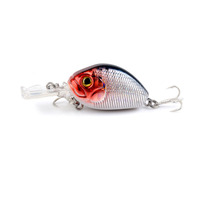Leurre de pêche artificiel japonais style rock-and-roll, 5,8 cm/7 g, flottant, type Chubby Minnow, avec hameçon inversé, vente en gros