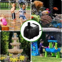 Pompe à eau submersible durable 25W 400GPH Low pour fontaines d'étang Aquariums Fish Tanks Statuary Hydroponics Wastewater Systems