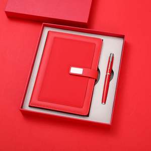 Juego de Regalo de Cuaderno de Cuero PU 2025 con Bolígrafo y Llavero, Producto de Oficina Promocional Hecho a Mano para Eventos y Negocios - Product Image 5