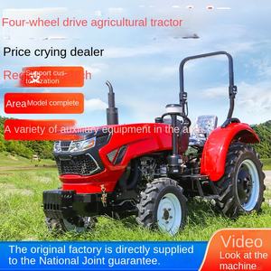 Landwirtschaftlicher 4WD-Diesel-Traktor mit Getriebe, 90 PS, für Haushalt, Obstgarten, Gewächshaus, Pflügen und Bodenfräsen - Product Image 5