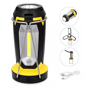 Multifunction LED camping light USB Rechargeable Outdoor Working lantern Portable Emergency Lamp Tent hanging Other Camping