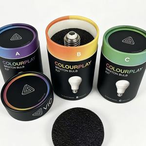 Tubo de Embalaje Personalizado para Bombillas LED, Tubo de Papel Ecológico con Tapa para Bombillas - Product Image 4
