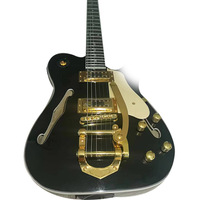 black Semi musical instruments Guitar