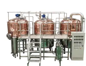 Red Copper Handwerk schlüssel fertige Bierbrau anlage Sudhaus Bier brauerei Ausrüstung zum Verkauf KY-1000L