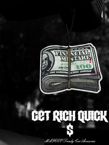 Diffuseur de parfum pour voiture en forme de dollar américain, ornement suspendu pour rétroviseur, feuille d'aromathérapie haut de gamme, parfum léger, cadeau - Product Image 1