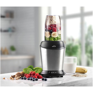 Frullatore monodose Lacor da 1200 Watt con tazza dosatrice e set di coperchi - Product Image 2