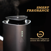 Diffuseur d'huiles essentielles portable sans eau, rechargeable, étanche, pour voiture, avec capteur de vibration intelligent, garantie 1 an OV-1