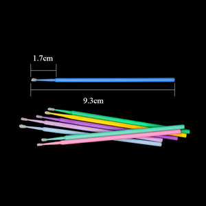 100pcs Disposable <b>Micro</b> Brushes Colorful Lash <b>Extension</b> Applicator Mini Magic Wand Tool - Product Image 3