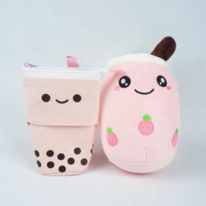 Goth — service à thé au lait Boba, jouet en peluche + étui + stylo cadeau, papeterie à thème - Product Image 2