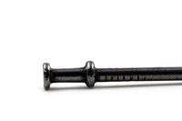 Clous en acier double duplex BWG8 16D de 3 pouces, pointe diamantée lisse, qualité industrielle, construction durable, brillants, boîte de 50 lb, directement de l'usine