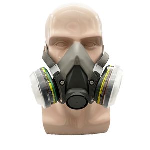 S M masker Gas dua ukuran, Respirator Gas pelindung pernapasan CE EN 140: 1998 sertifikasi penutup wajah - Product Image 2