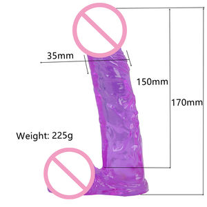 Hochwertiges echt-Seelungs-Dildo-Spielzeug für Damen Masturbation PVC individueller Dildo-Penis Sex-Puppe 6,6 Zoll Dildo Erwachsenenspielzeug Sex - Product Image 2