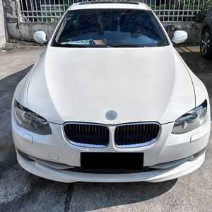 บีเอ็มดับเบิลยู ซีรีส์ 3 E92 E93 Lci 2009 2012 สติกเกอร์คิ้วไฟหน้าสีดำเปียโนลายคาร์บอนไฟเบอร์สติกเกอร์ติดรถยนต์ - Product Image 1