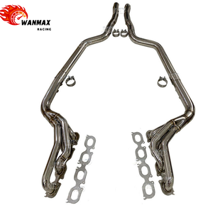 Hiệu suất cao Racing ống xả 304 thép không gỉ longtube tiêu đề downpipe đánh bóng cho w204 AMG M156 C63 trái ổ đĩa - Product Image 5