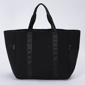 <span class=keywords><strong>Sac</strong></span> à <span class=keywords><strong>main</strong></span> en coton néoprène réutilisable pour femme, fourre-tout, Logo personnalisé, cabas de Shopping, grande capacité, - Product Image 3
