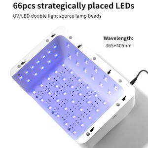 Nueva Lámpara de Uñas UV LED 2 en 1 <span class=keywords><strong>con</strong></span> Reposabrazos para Esmalte de Gel, Secador de Uñas de 72W <span class=keywords><strong>con</strong></span> 4 Temporizadores para Salón o Uso Doméstico - Product Image 4