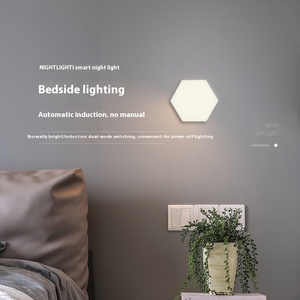 Nhà Máy Tùy Biến Phòng Ngủ Tủ Tường Treo Chiếu Sáng Cơ Thể ABS Thời Trang Đơn Giản Cơ Thể Con Người Cảm Biến Thông Minh LED Đèn Ngủ - Product Image 5