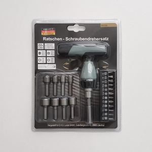 Ratschen Schraubendrehersatz 22-teilig Crv Bit Set Fr Heimgebrauch - Product Image 1