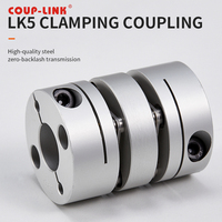Accouplement à triple diaphragme flexible en alliage d'aluminium de haute précision