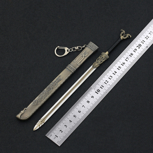 LLavero de Metal de aleación de Zinc, espada de juguete, dios de la guerra, Ragnarok, Freyja, 22cm, 87g - Product Image 4